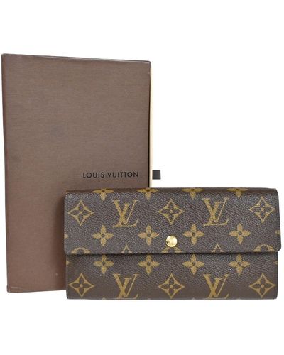 Louis Vuitton Sarah Canvas Wallet (pre-owned) - Brown