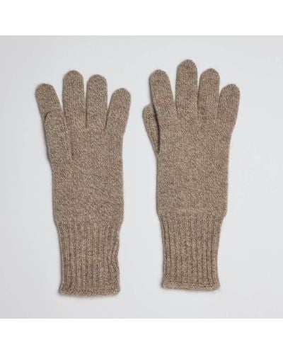 Hat Attack Cashmere Gloves - Natural