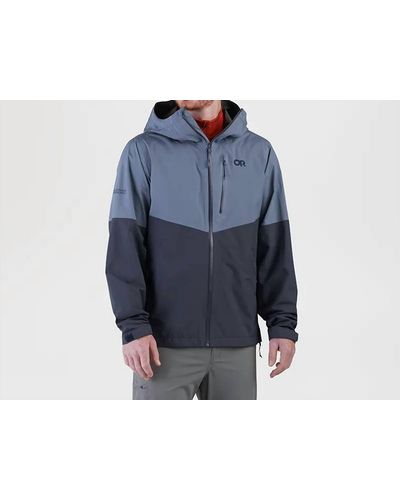 Outdoor Research Foray Ii Jacket In Nimbus/naval Blue
