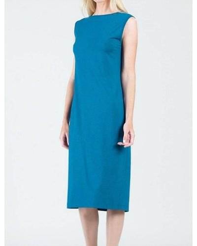 Clara Sunwoo Reversible Cut Out Midi Dress - Blue