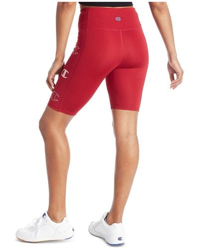 Champion Workout Fitness Bike Short - Red