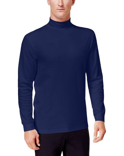 Club Room Cotton Long Sleeve T-shirt - Blue