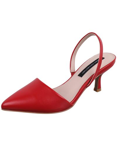 French Connection Slingback Sandal - Red