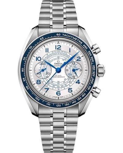 Omega Chronoscope White Dial Watch - Metallic