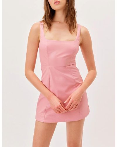 For Love & Lemons Talia Mini Dress - Pink