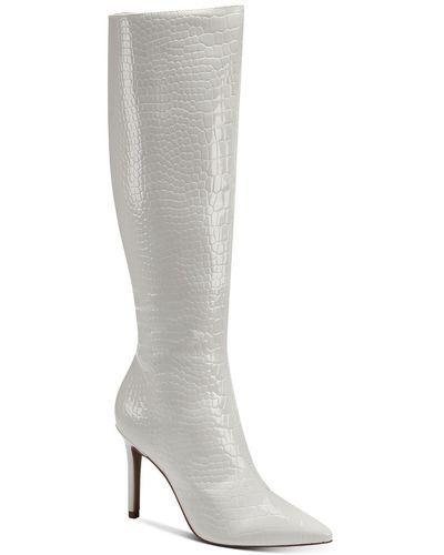 INC Rajel Tall Knee-high Boots - White