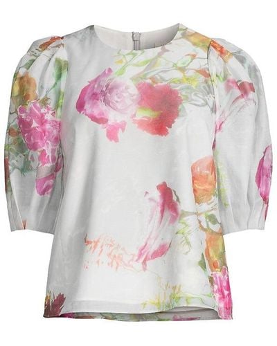 Ted Baker Ayymee Blouse White - Black
