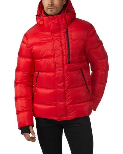 Pajar Jericho Quilted Cold Weather Puffer Jacket - Red