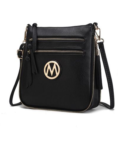 MKF Collection by Mia K Angelina Expendable Crossbody Handbag - Black