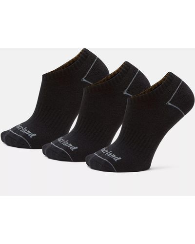 Timberland 3-pack Bowden No-show Sock - Black