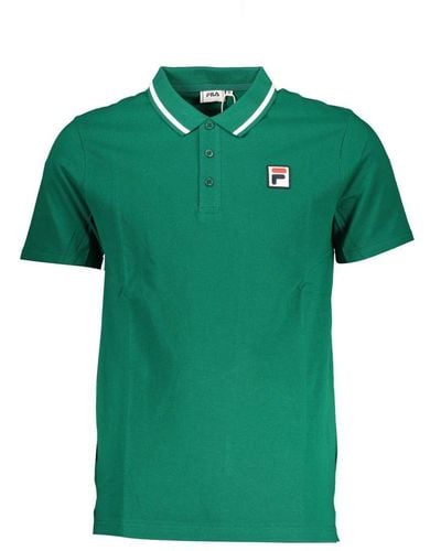 Fila Cotton Polo Shirt - Green
