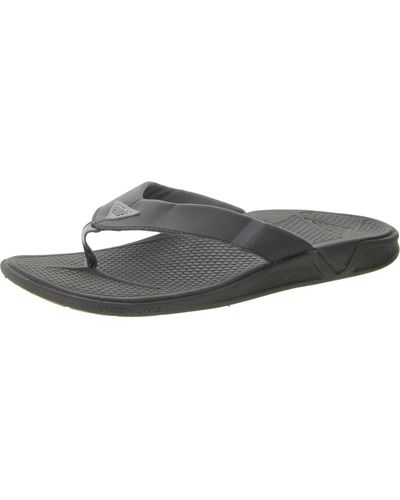 Columbia Pgf Arch Support Slip On Thong Sandals - Gray