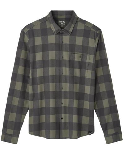 Rhone Hardy Flannel Shirt - Gray