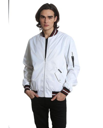 Members Only Lightweight Bomber Jacket - Final Sale - White