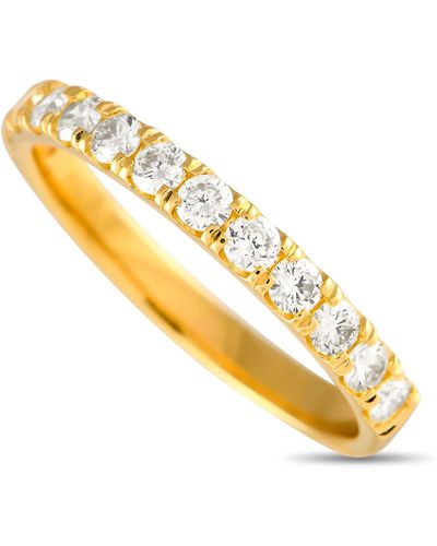 Non-Branded Lb Exclusive 18k Yellow 0.63ct Diamond Ring Mf35-051724 - Metallic
