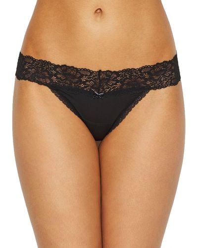 Maidenform Sexy Must Have Lace Thong - Black