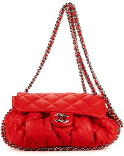 Chanel Chain Around Flap - Red