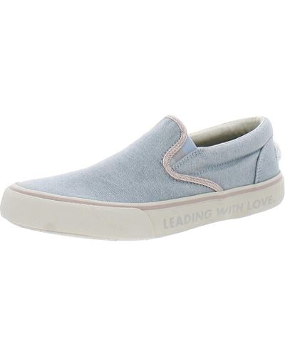 Sperry Top-Sider Striper Ii Pride Lifestyle Canvas Slip-on Sneakers - Blue