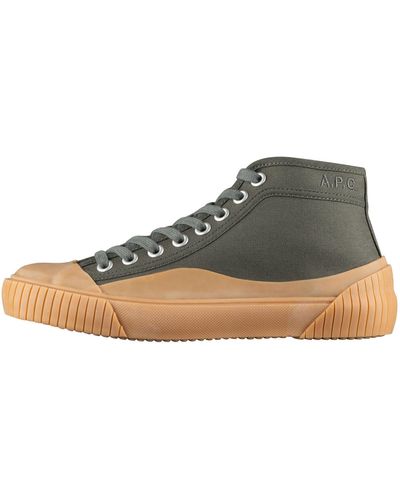 A.P.C. iggy High Sneakers - Brown