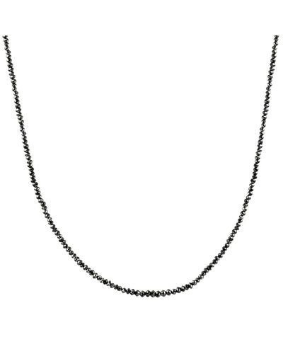 Pompeii3 15ct Tw Diamond Necklace 16" With 2" Extended 18k Yellow Gold - Brown