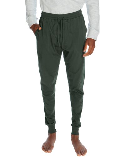 Unsimply Stitched Light Weight Soft Lounge Cuffed jogger - Green