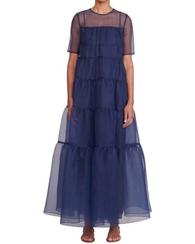 STAUD Hyacinth Dress - Blue
