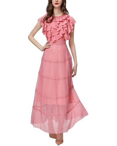 BURRYCO Sleeveless Maxi Dress - Pink