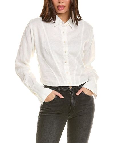 DL1961 Aurette Linen Shirt - White