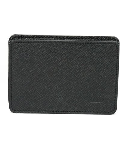 Louis Vuitton Porte-monnaie Leather Wallet (pre-owned) - Black
