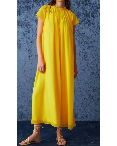 Marie Oliver Nadine Dress In Mango - Yellow