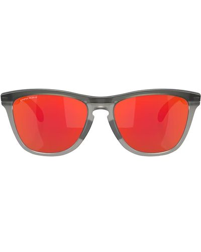 Oakley Frogskins Range 0oo9284-01 Round Sunglasses - Red