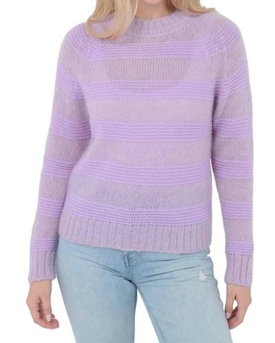 27milesmalibu Soledad Sweater In Lavender - Purple