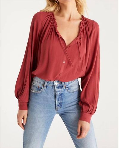 Z Supply Adella Top - Red