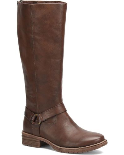 b.ø.c. Chesney Faux Leather Knee-high Boots - Brown