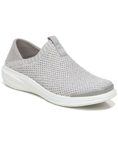 Bzees Clever Washable Slip On Casual And Fashion Sneakers - White