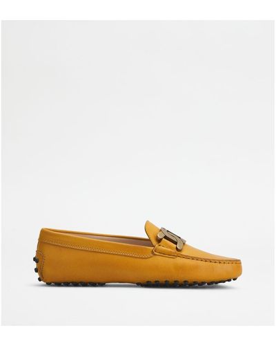 Tod's Kate Gommino Driving Shoes - Yellow