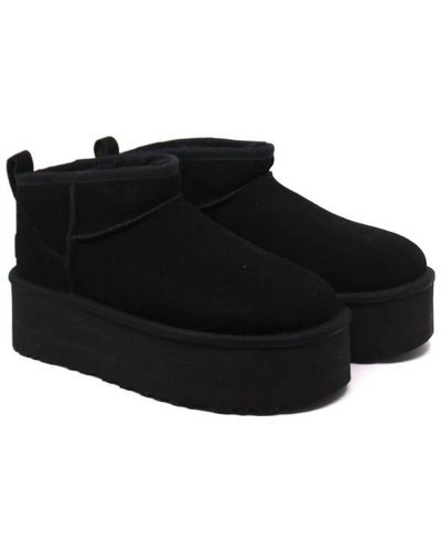 UGG Classic Ultra Mini Platform Shoes - Black