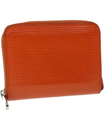 Louis Vuitton Porte Monnaie Zippy Leather Wallet (pre-owned) - Orange