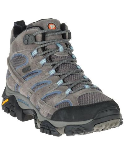 Merrell Moab 2 Mid Hiking Shoes - Gray