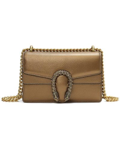 Tiffany and Co. Brown Embossed Leather Gold Chain Purse, OS – Radbird
