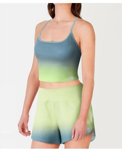 The North Face Printed Dune Sky Tanklette Top - Green