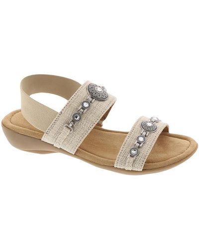 Minnetonka Sabine Leather Ankle Strap Wedge Sandals - White