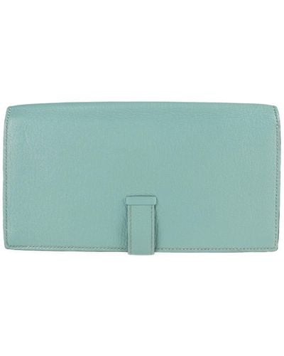 Hermès Béarn Leather Wallet (pre-owned) - Green