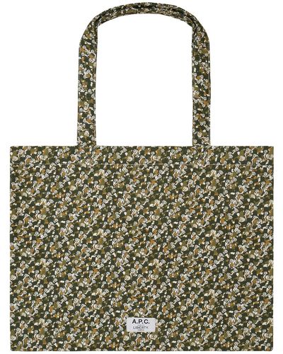 A.P.C. Diane Liberty Shopping Bag - Metallic