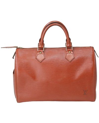 Louis Vuitton Speedy 30 Leather Handbag (pre-owned) - Red