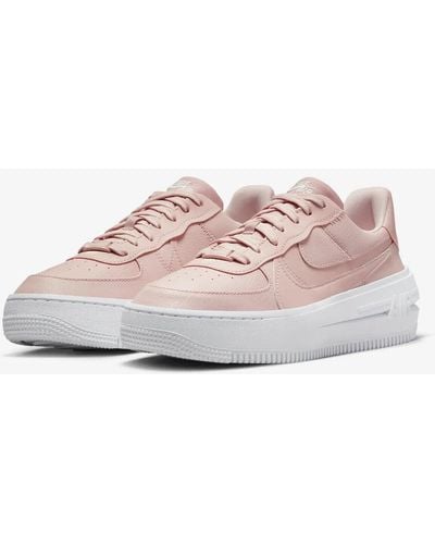 Nike Air Force 1 Plt. Af. Orm Dj9946-602 Oxford White Shoes 10.5 Cat50 - Pink