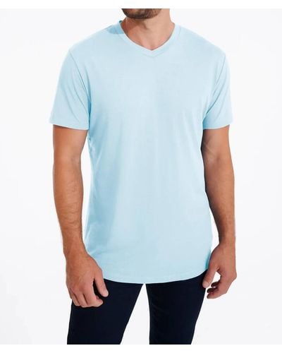 Swet Tailor Softest V Neck T-shirt - Blue
