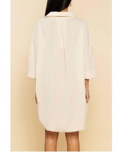 Shore Projects Oversized Linen Dress - Natural