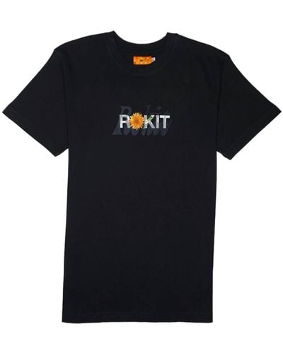 ROKIT Floral T-shirt - Black