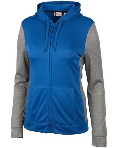 Clique Helsa Sport Colorblock Lady Full Zip Jacket - Blue